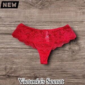 New Victoria’s Secret Dream Angels Wide Side Thong – Red – Size Medium